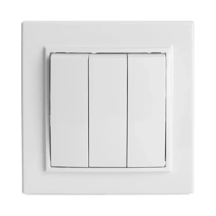 Трехклавишный выключатель STEKKER psw10-9007-01 39922