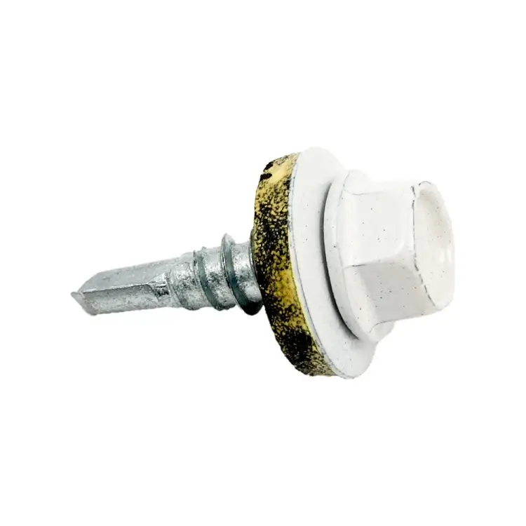 Кровельный саморез КРЕП-КОМП 5,5x19 RAL9003 белый сигнальный 250 шт. ск55199003кф