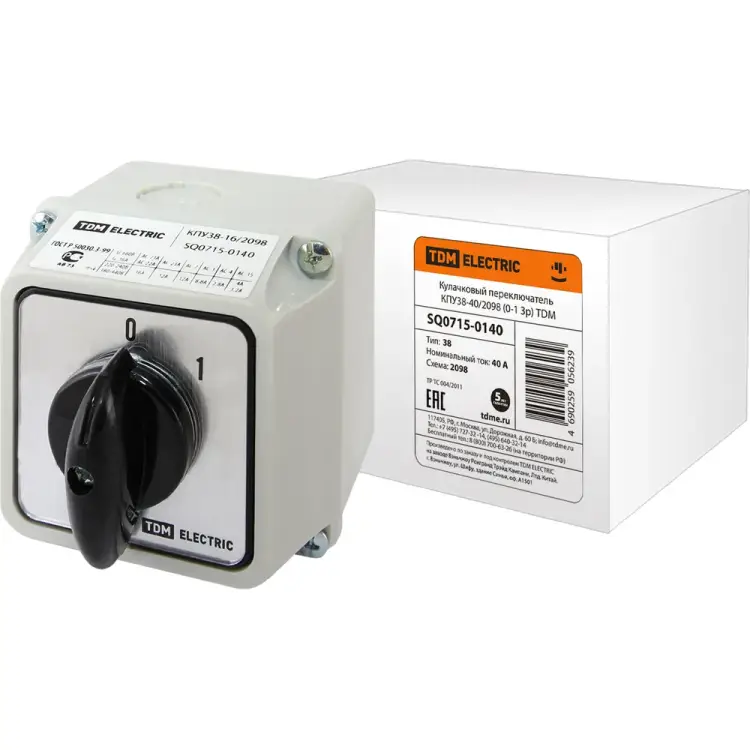 Переключатель TDM ELECTRIC КПУ38-40/2098 SQ0715-0140