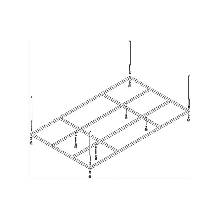 Металлический каркас для акриловой ванны Cezares PLANE_DUO-MF