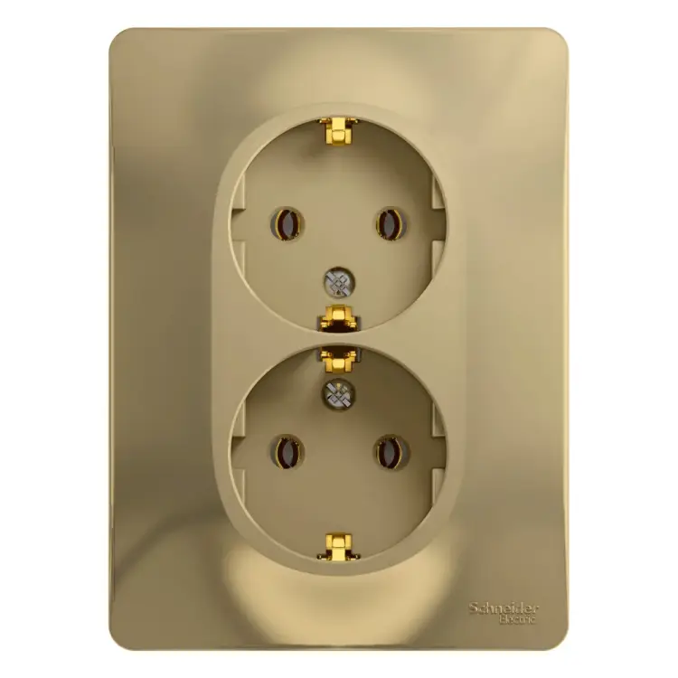 Двойная розетка Systeme Electric GLOSSA GSL000424