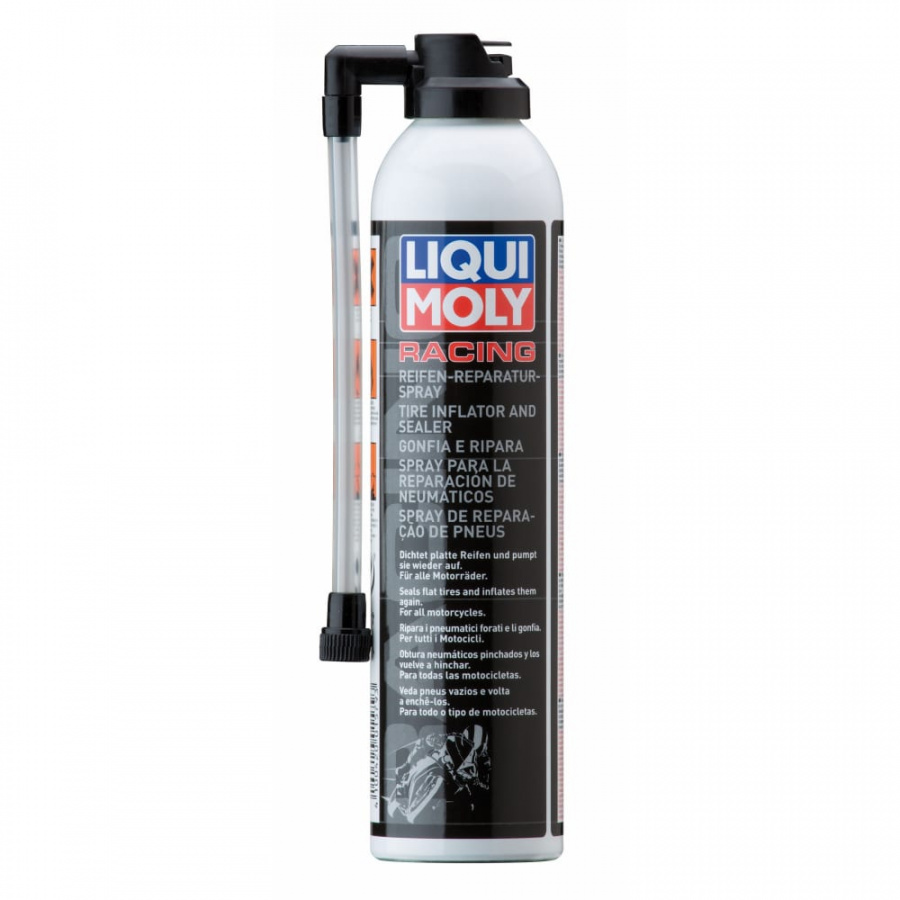 Герметик для ремонта мотоциклетной резины LIQUI MOLY Racing Reifen-Reparatur-Spray
