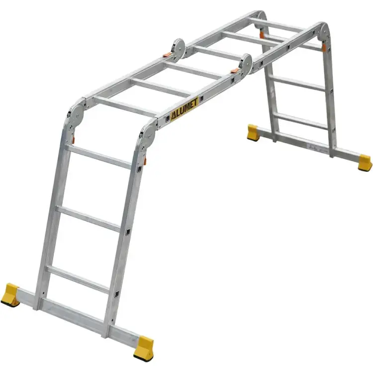 Алюминиевая шарнирная лестница Алюмет Серия Т4 Т 433 Алюминиевая шарнирная лестница Алюмет Серия Т4 Т 433