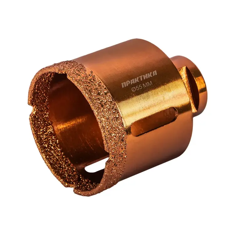 Универсальная алмазная коронка для УШМ ПРАКТИКА 641-060
