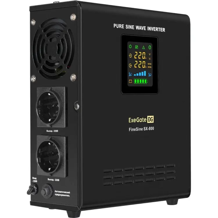 Настенный ибп для котла ExeGate FineSine SX-800 LCD AVR 295996