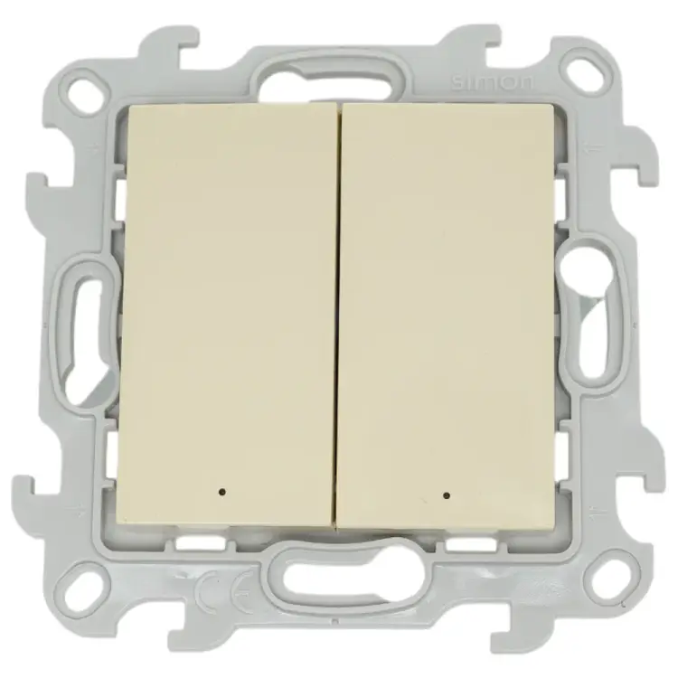 Двухклавишный выключатель Simon 2450392-031