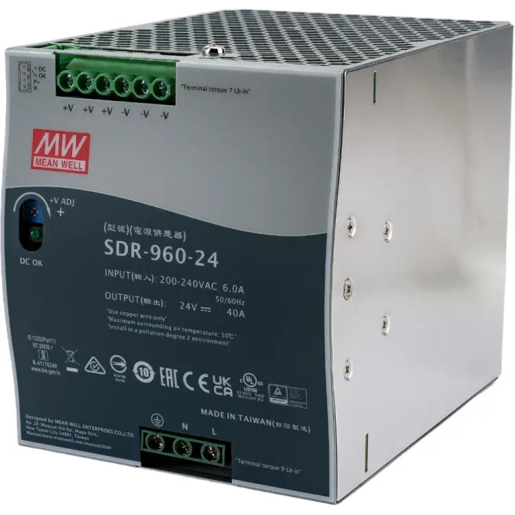 Источник питания Mean Well SDR-960-24 Т02150236