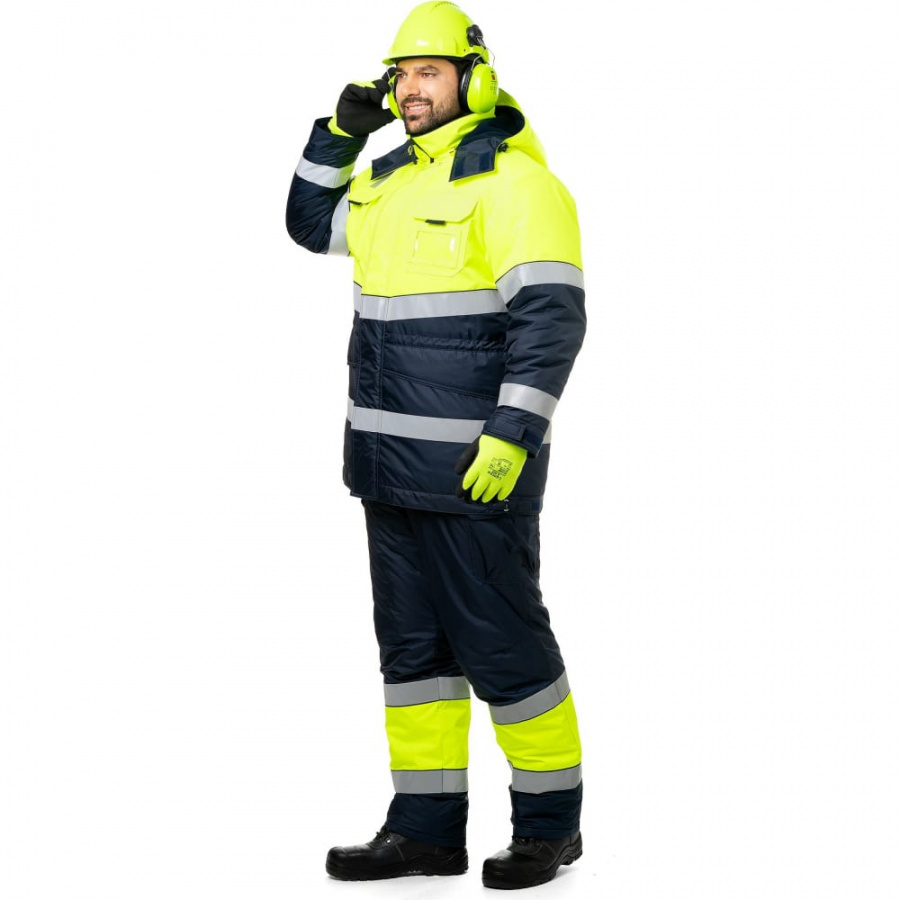Зимняя сигнальная мужская куртка Техноавиа Люмос
