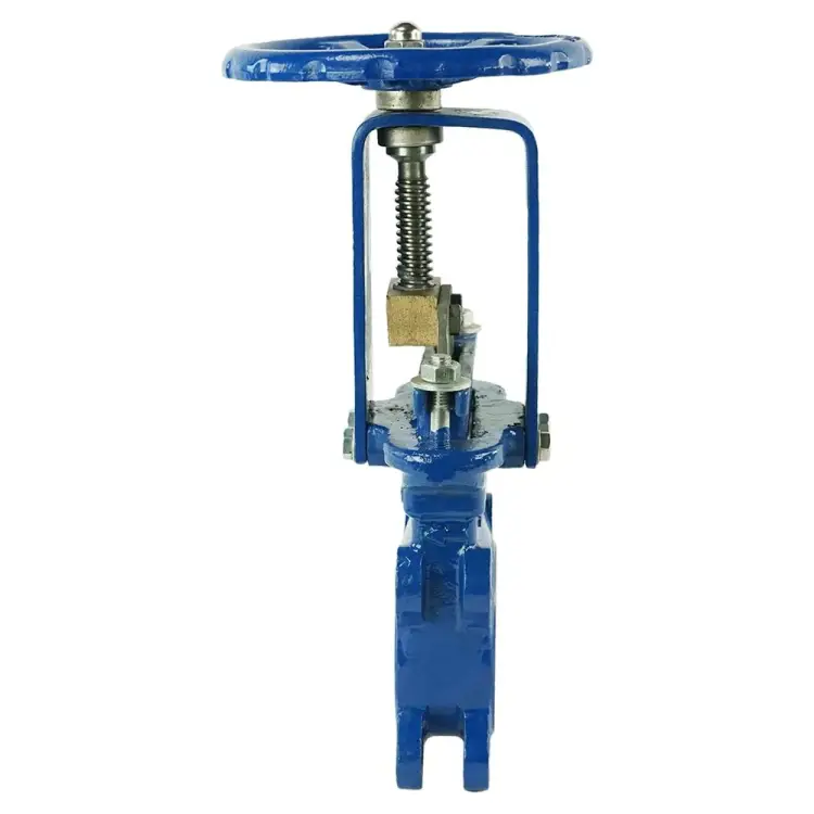 Шиберная ножевая задвижка DN.ru wcb-ss304-metal-1w ду150 ру10 D040-03166