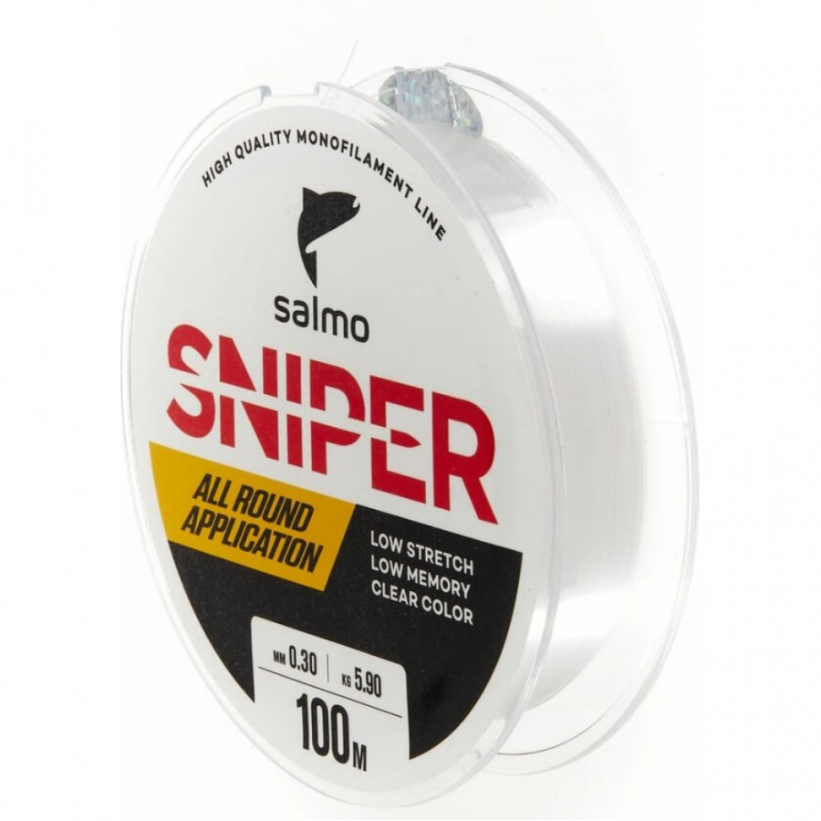 Монофильная леска Salmo Sniper Clear 100/030