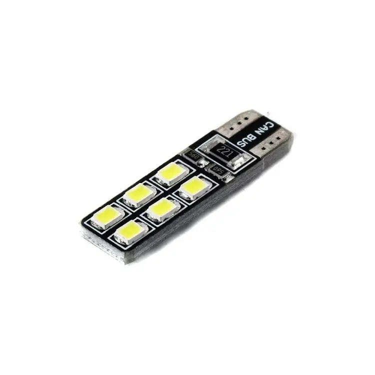 Лампа Вымпел T10-W5W 12SMD 2835 CAN BUS WHITE 5121 Лампа Вымпел T10-W5W 12SMD 2835 CAN BUS WHITE 5121