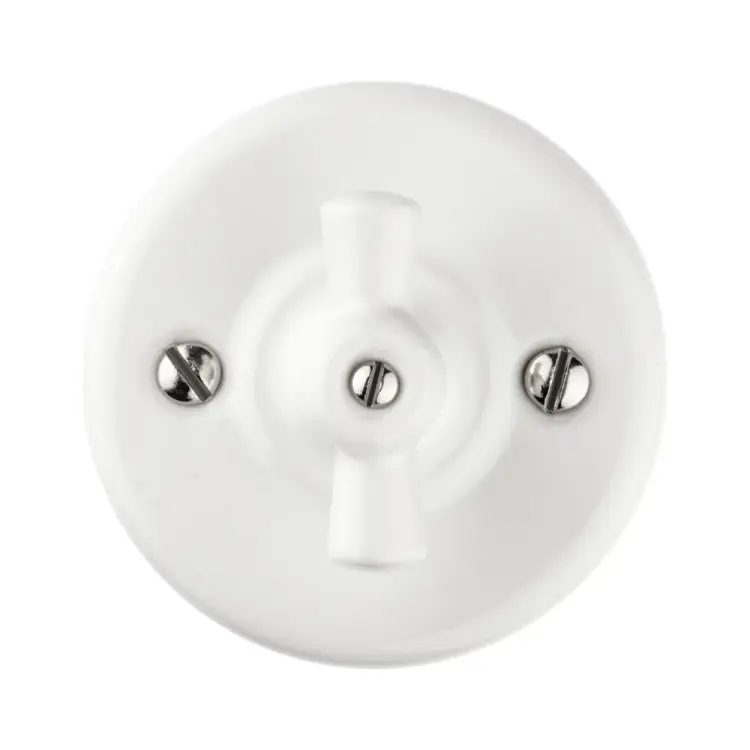 Поворотный фарфоровый выключатель TDM ELECTRIC Болонь SQ1820-0001