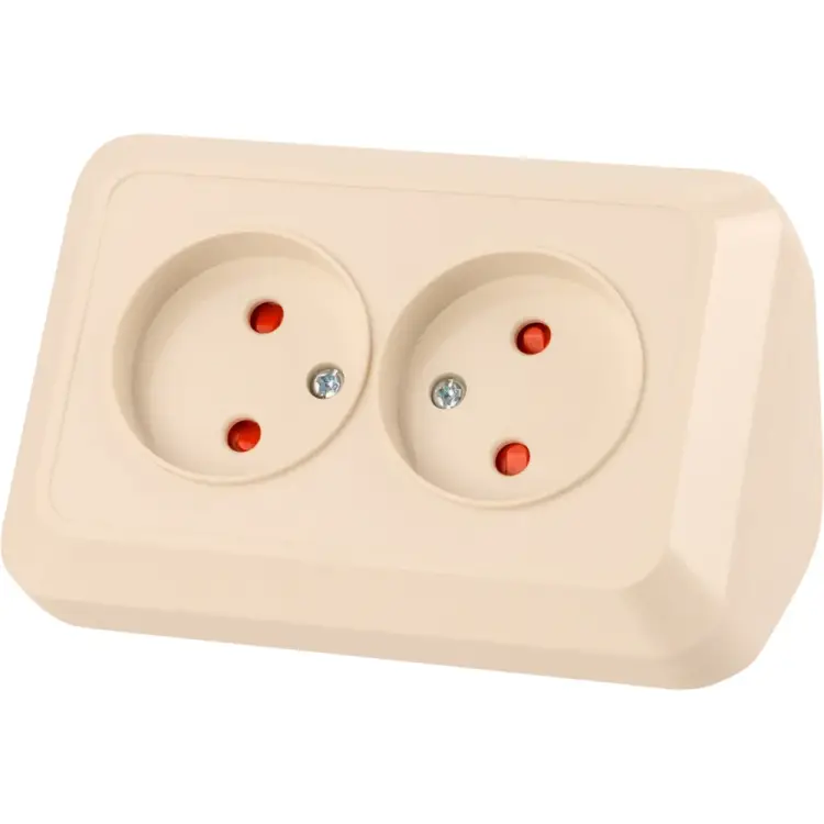 Двойная угловая розетка TDM ELECTRIC Ладога SQ1801-0242