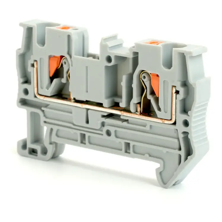 Двухпроводной проходной пружинный зажим STEKKER зни - 4 49242