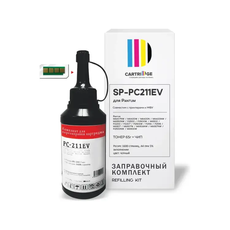 Заправочный комплект для Pantum Solution print SP PC-211EV/PC-211RB 350131 Заправочный комплект для Pantum Solution print SP PC-211EV/PC-211RB 350131