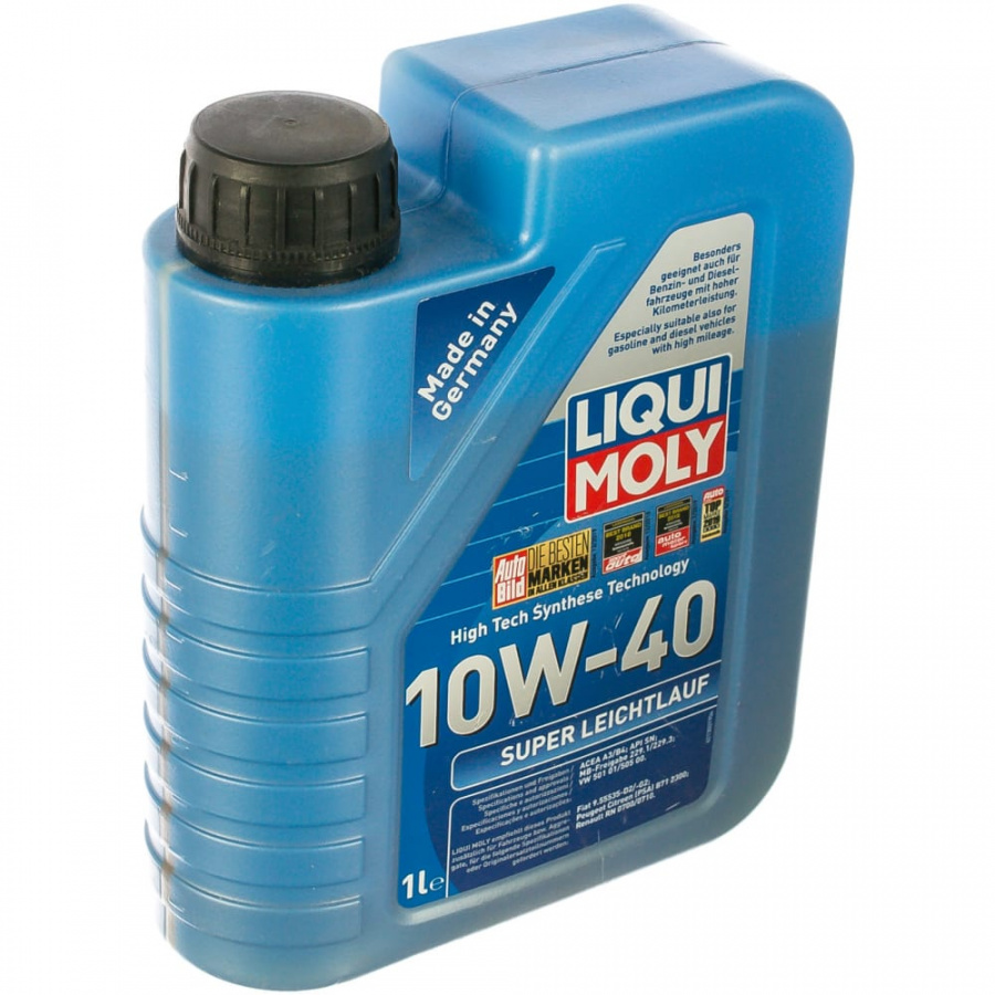 Синтетическое моторное масло LIQUI MOLY Super Leichtlauf 10W-40 SL/CF/EC;A3/B3