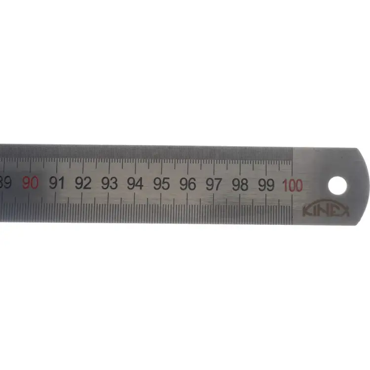 Стальная линейка Kinex 1022-02-100 Стальная линейка Kinex 1022-02-100
