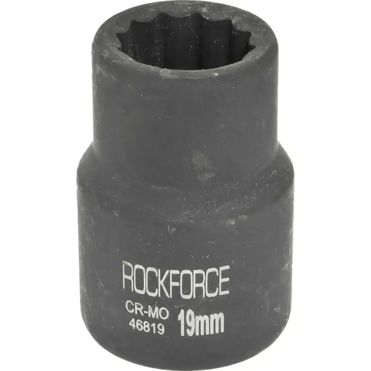 Ударная двенадцатигранная торцевая головка Rockforce RF-46819(27132) Ударная двенадцатигранная торцевая головка Rockforce RF-46819(27132)