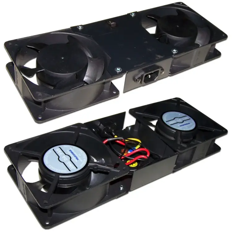 Блок вентиляторов в крышу настенных шкафов Pro и Next TWT CBW-FANB2 Блок вентиляторов в крышу настенных шкафов Pro и Next TWT CBW-FANB2