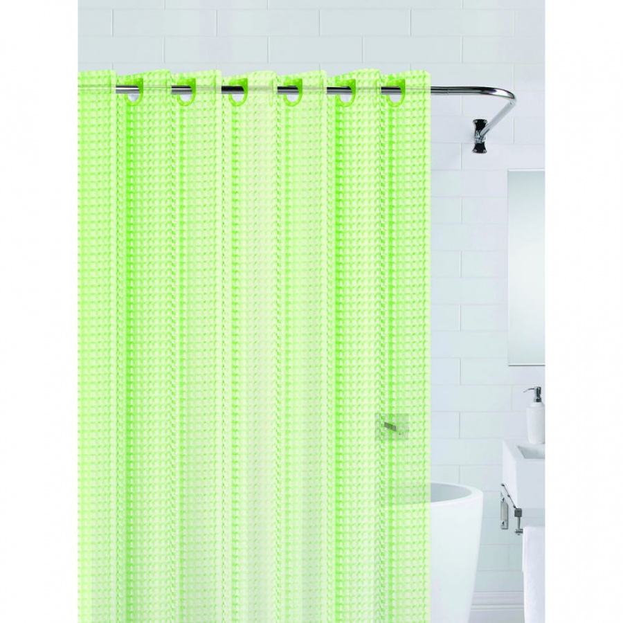 Штора для ванной комнаты Bath Plus NFD-3D-green