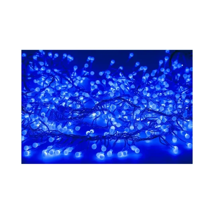 Гирлянда Neon-Night Мишура 3м, прозрачный ПВХ, 288LED синие 303-603