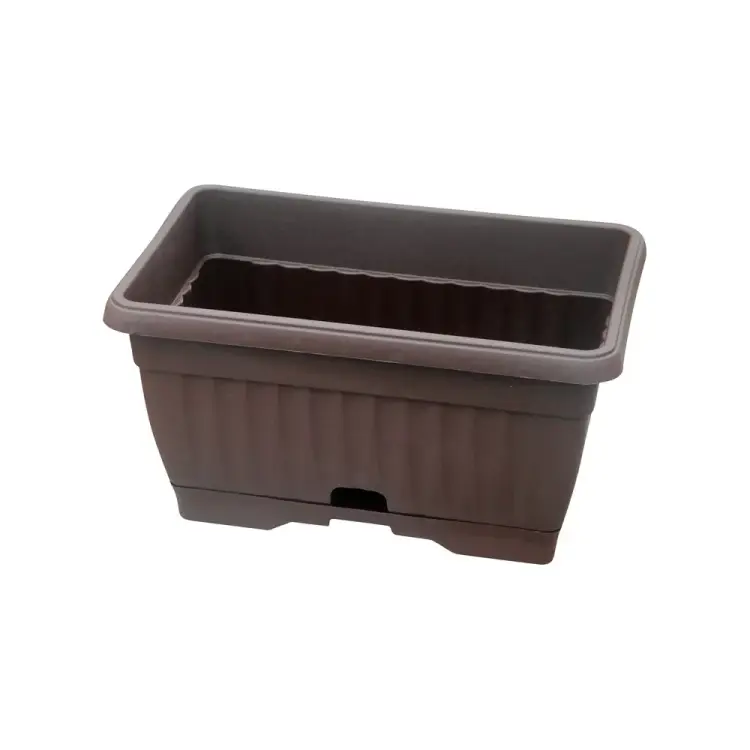 Балконный пластиковый ящик ПРОТЭКТ ЯБ-30 К