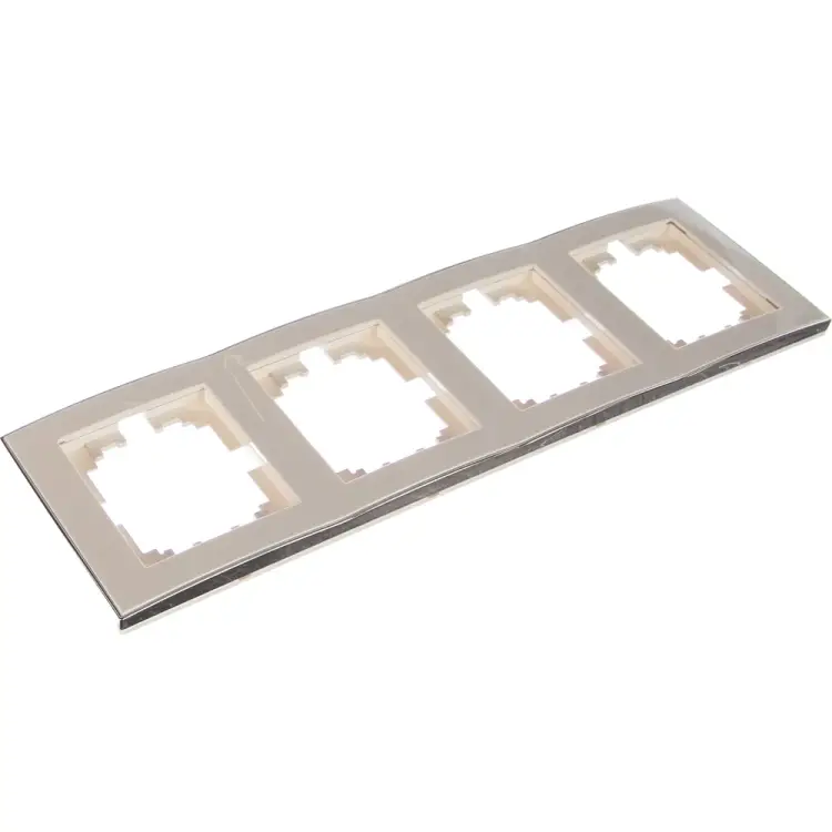 Четырехместная вертикальная рамка Lezard RAIN 703-0225-154