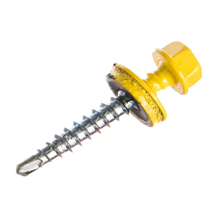 Кровельный саморез Kenner 4,8х35 RAL1018 жёлтый (250 шт.) ск351018ф