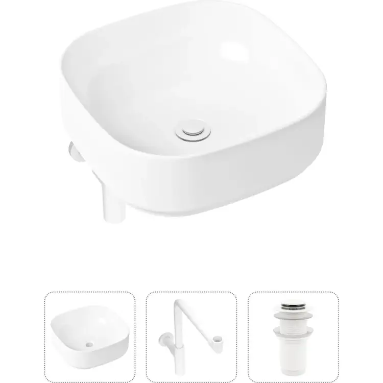 Накладная раковина для ванной Lavinia Boho Bathroom Sink Slim 21520269