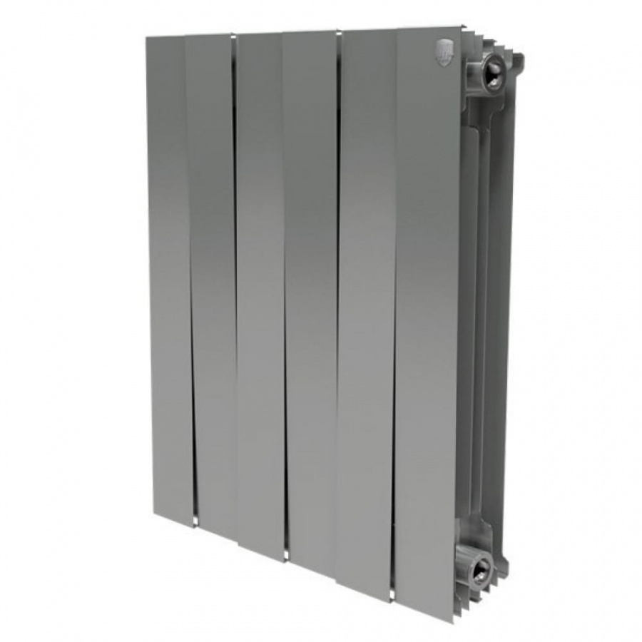 Радиатор Royal Thermo PIANOFORTE 500/Silver Satin 6 секций