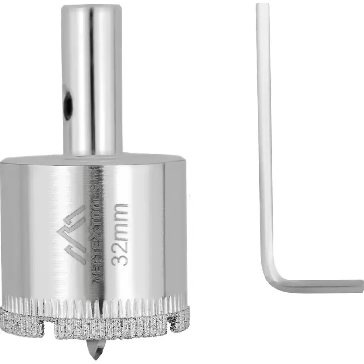 Коронка по стеклу и керамике vertextools 336-32-55