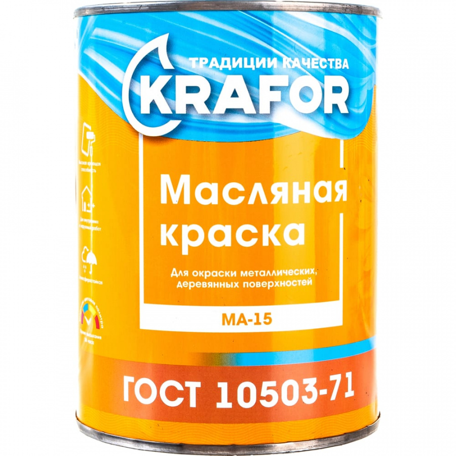 Масляная краска KRAFOR МА-15