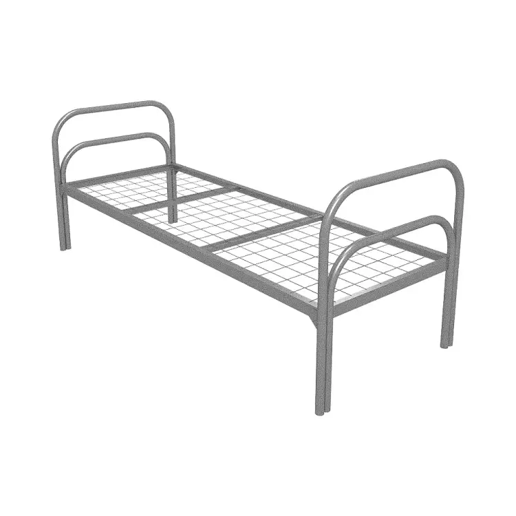 Одноярусная металлическая кровать Sebmet К1-90190-10050-2П Одноярусная металлическая кровать Sebmet К1-90190-10050-2П