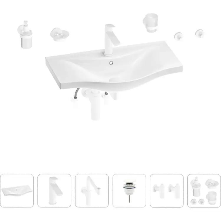 Раковина для ванной Wellsee Bisou 201007395