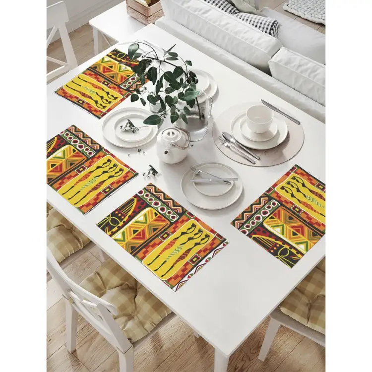 Комплект тканевых салфеток для сервировки стола JOYARTY np_17578