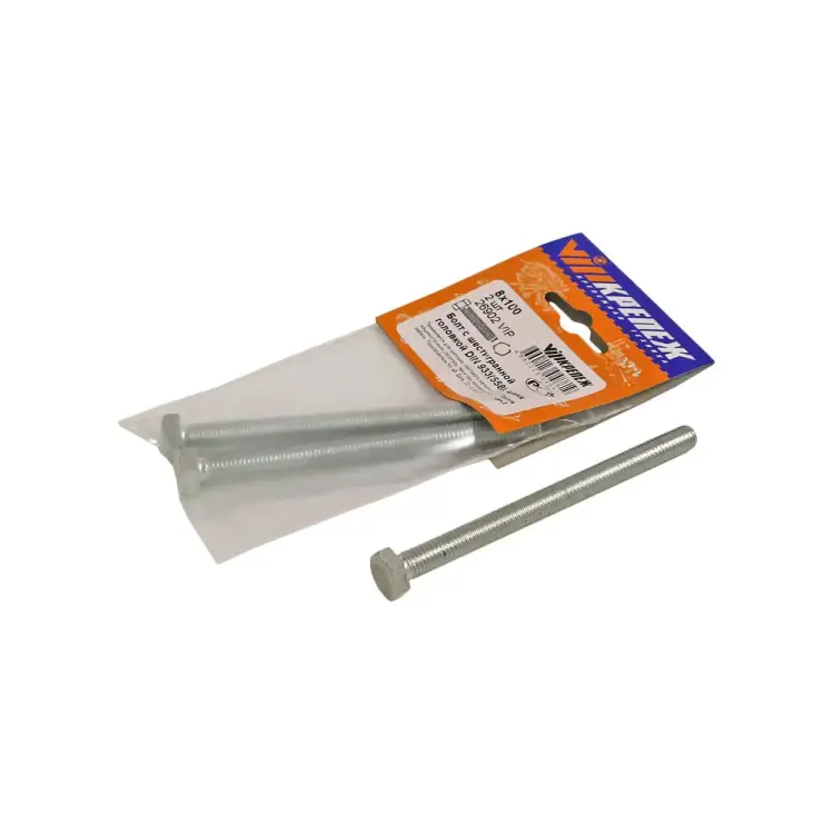 Болт vipкрепеж 8х100 DIN 933 (558) 2 шт. 26902 VIP