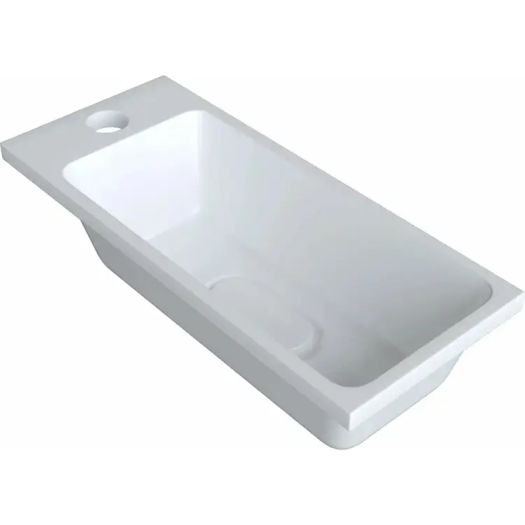 Прямоугольная полувстраиваемая раковина для ванной uperwood Modul_50 см 2911020337