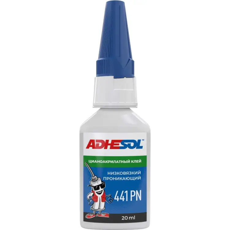 Проникающий цианоакрилатный клей ADHESOL 441pn 441101