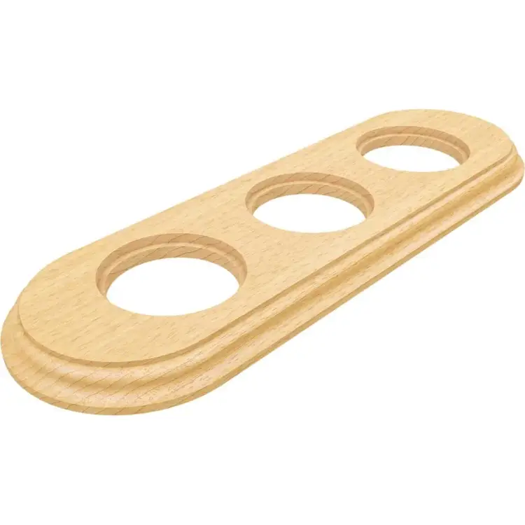 Деревянная трехместная рамка для скрытой установки Мезонинъ лахта сенатъ GE70843-25