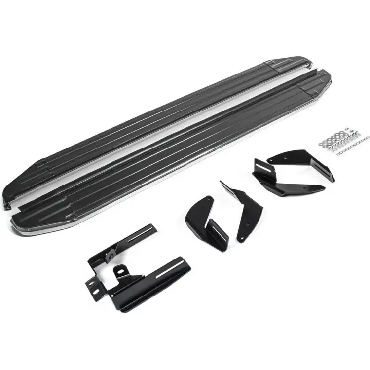 Автомобильные пороги для Toyota Hilux VII 2005-2015 г.в. Rival Premium A193ALP.5703.1