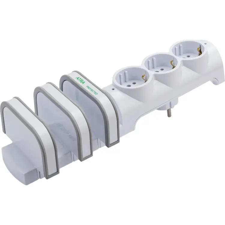 Трехместная розетка SVET РВ16-7145 SV0302-0037