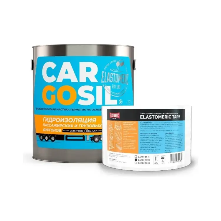 Мастика для авто CARGOSIL zimnij_belyj_3kg_komplekt