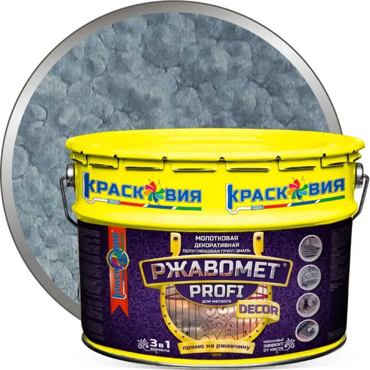 Грунт эмаль для металла Красковия PROFI DECOR ER-00004893 Грунт эмаль для металла Красковия PROFI DECOR ER-00004893