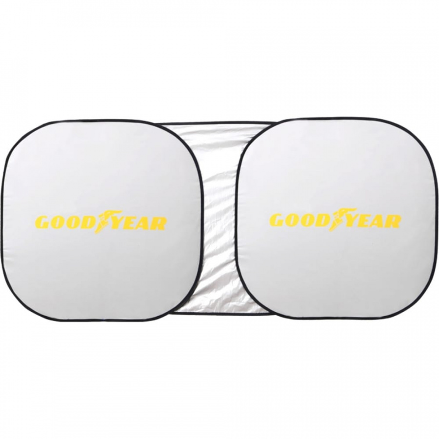 Универсальная складывающаяся солнцезащитная шторка на лобовое стекло Goodyear GY-SV-01