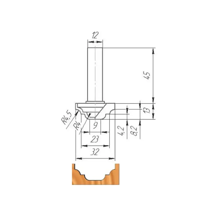 Фреза МебельДрев ФК 0015 4627198884302