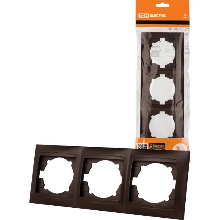 Горизонтальная трехпостовая рамка TDM ELECTRIC Лама SQ1815-0531