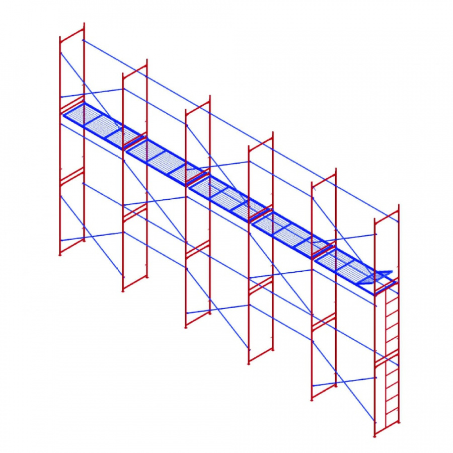 Комплект рамных лесов Мега 779