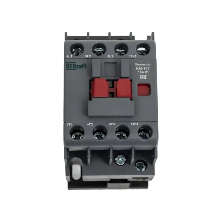 Контактор DEKraft КМ102-018А-024-01 AC-3 AC-4 22082DEK