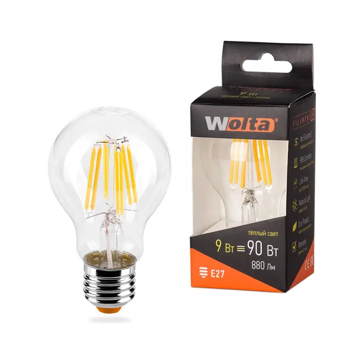Лампа Wolta 25Y60BLFT9E27