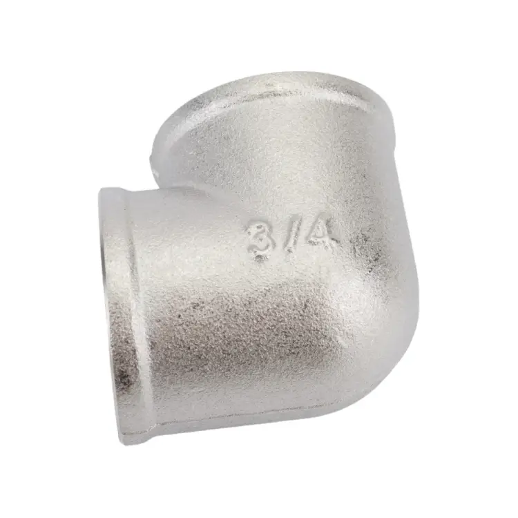 Латунный никелированный угольник STI D270-05007